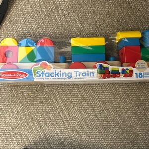Melissa & Doug Vibrant Wooden Stacking Train